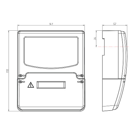 ЦЭ6803 В1 230В 10-100А 3ф.4пр Э Р32 F